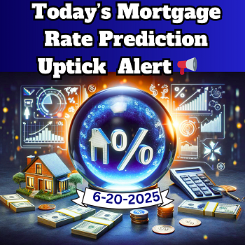Today’s Mortgage Rates: Uptick Alert📢