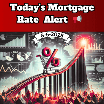 Today’s Mortgage Rates: Rate Rise Alert📢