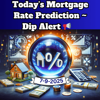 Today’s Mortgage Rates: Rate Dip Alert📢