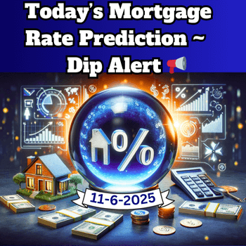 Today’s Mortgage Rate Prediction: Slight Dip Alert 📢 with Video