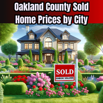 Oakland County Michigan sold home prices search by city – live MLS access, prices, and video how-to guides from Metro Detroit Home Experts.🎯