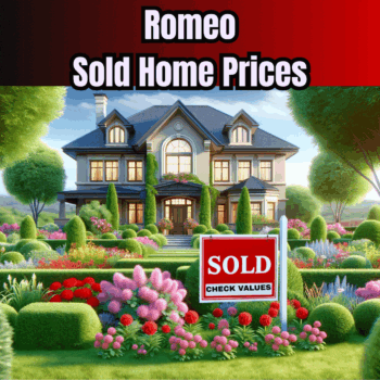 Live MLS data showing Romeo sold home prices – Metro Detroit Home Experts
