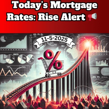 Today’s Mortgage Rates Rise Alert 📢 with Video