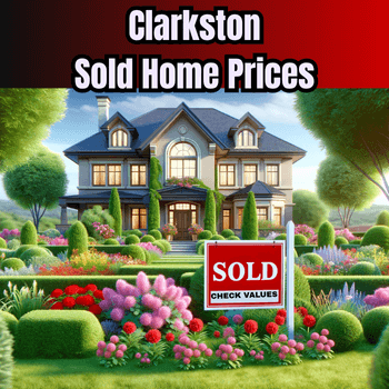 Live MLS data showing Clarkston sold home prices – Metro Detroit Home Experts