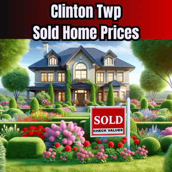 Live MLS data showing Clinton Twp sold home prices – Metro Detroit Home Experts