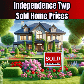 Live MLS data showing Independence Twp sold home prices – Metro Detroit Home Experts