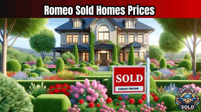 Live MLS data showing Romeo sold home prices – Metro Detroit Home Experts