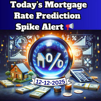 Today’s Mortgage Rate: Spike Alert 📢 with Video