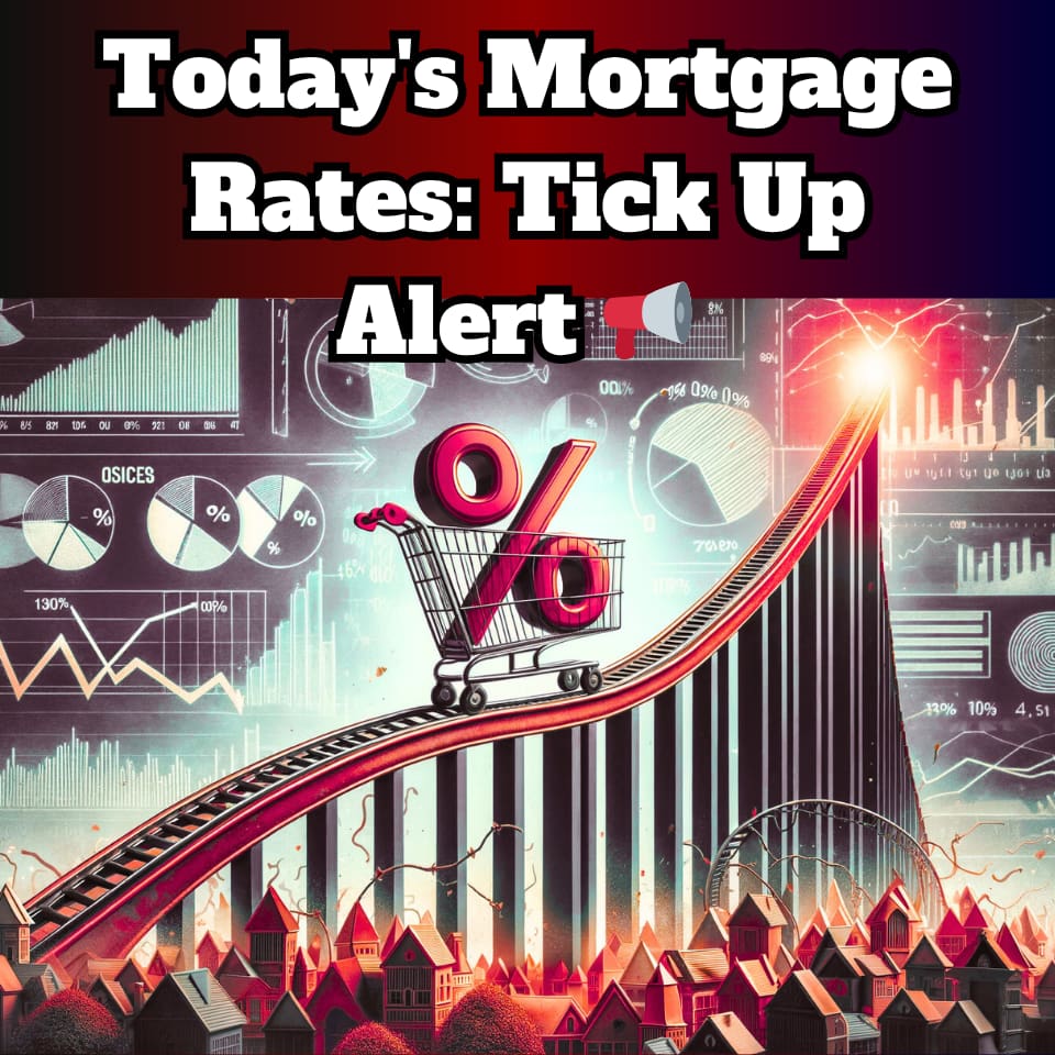Today's Mortgage Rate Today Tick Up Alert, Know the Why - Prepaired by Pam Saywer, Realtor