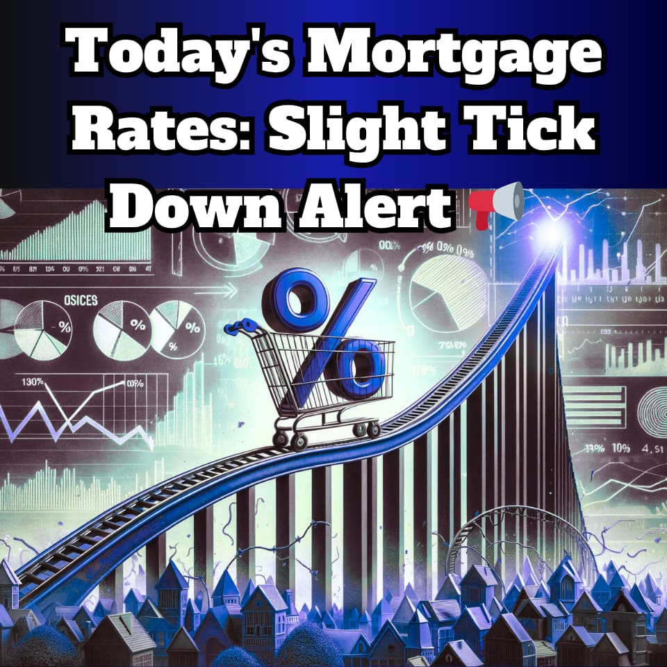 5-8-2026 Today's Mortgage Rates - Slight Tick Down Alert prepared by Pam Sawyer, Realtor