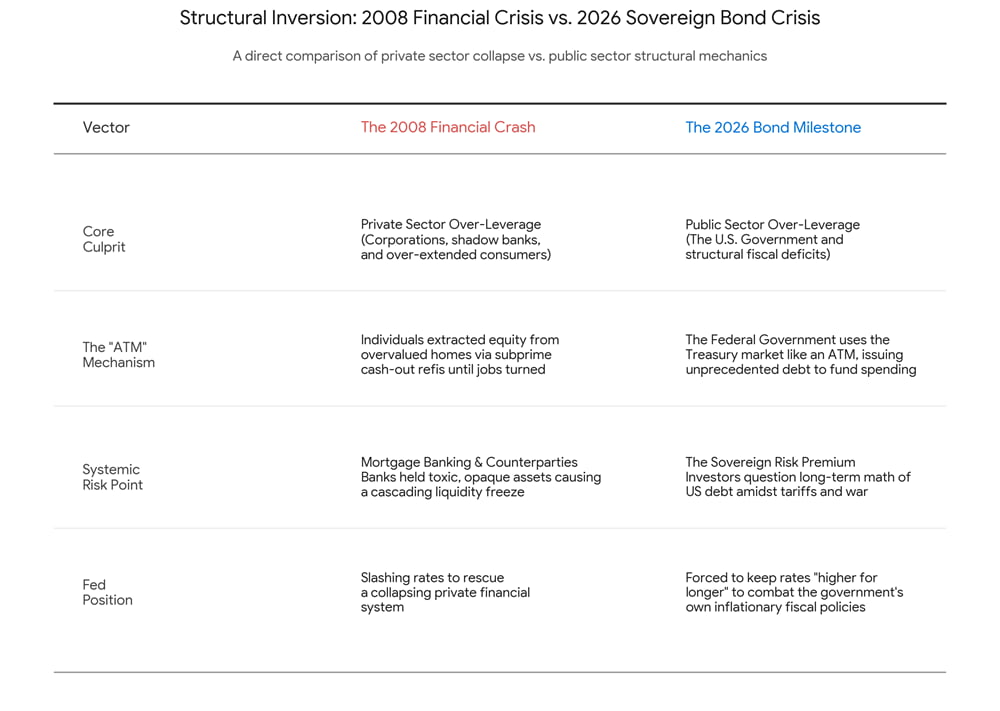 Crisis comparision from the Crash of 08 compared to today